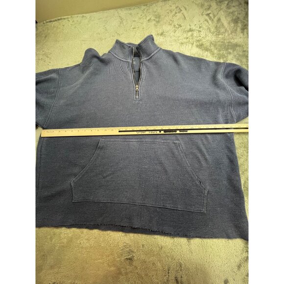 Aerie Womens Large Half-Zip Pullover Lightweight Sweatshirt Kangaroo Pocket - Picture 4 of 10